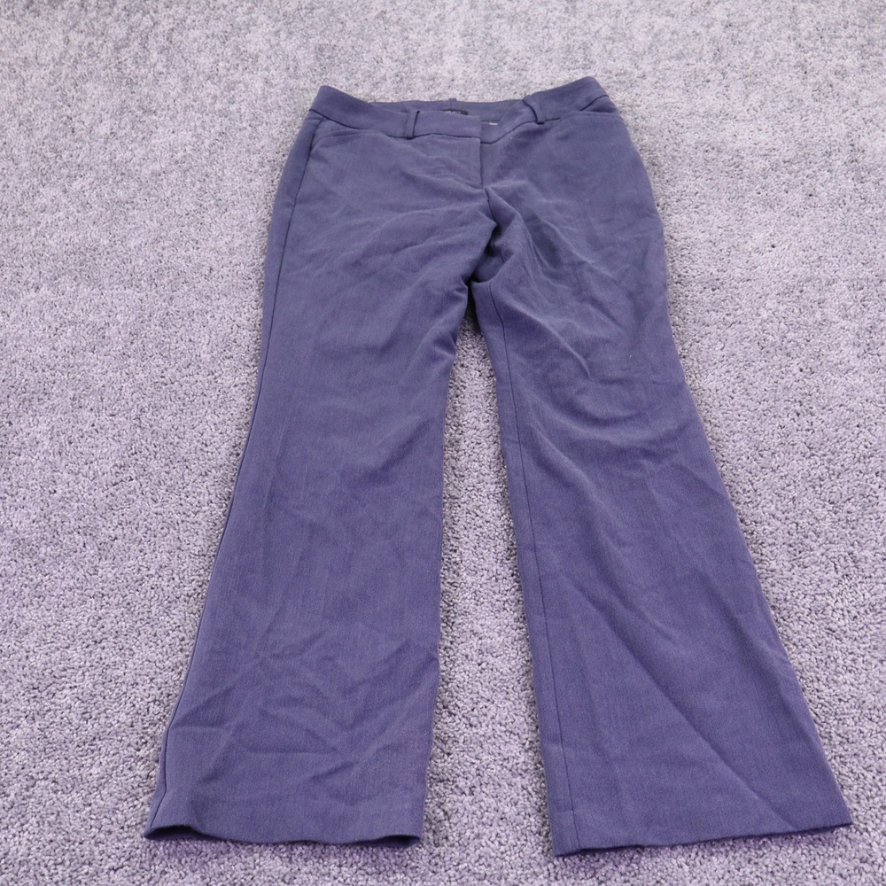 Worthington Dress Pants Womens 10P Blue Modern Fit Petite Trouser Work Career